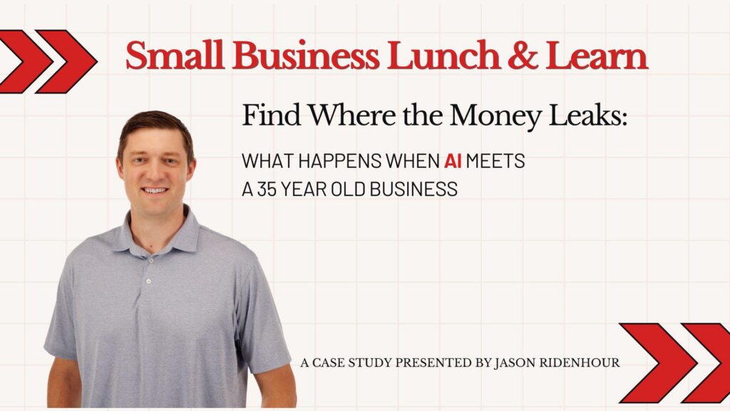 Small Business Lunch & Learn: Find Where the Money Leaks
