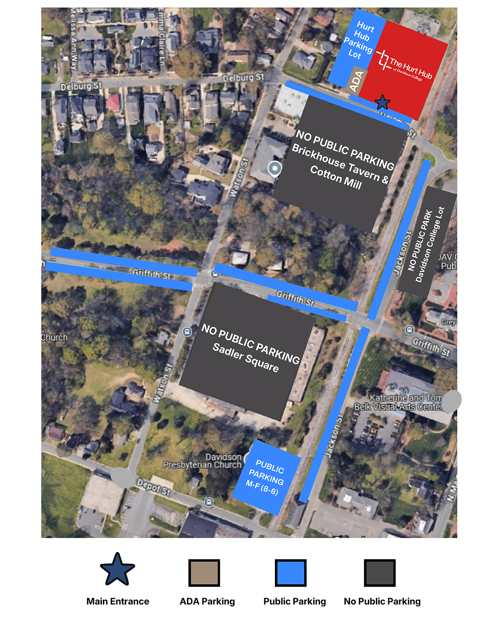 Hurt Hub Parking Map 1