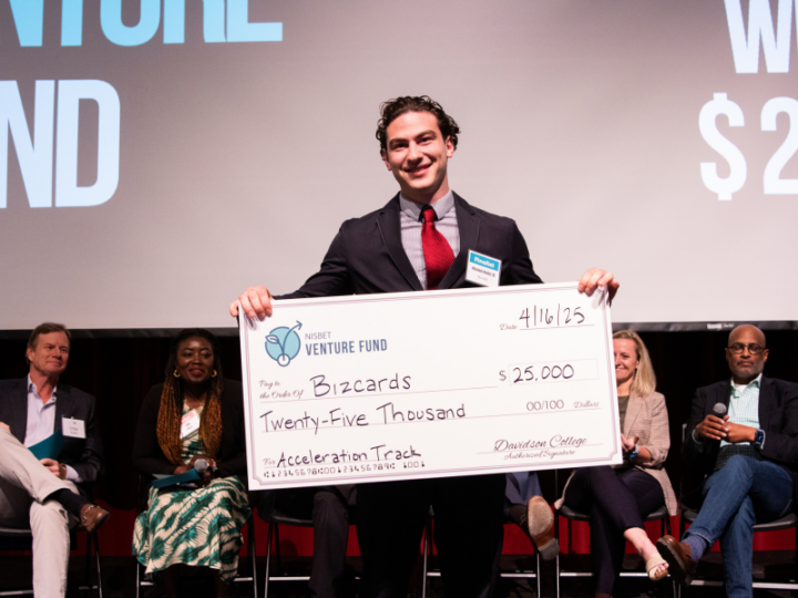 Odysseas Koufos ’25 Secures ,000 Nisbet Venture Fund Prize for Bizcards