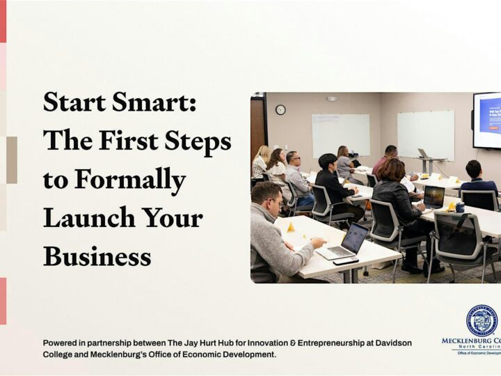 Start Smart: The First Steps to Formally Launch Your Business